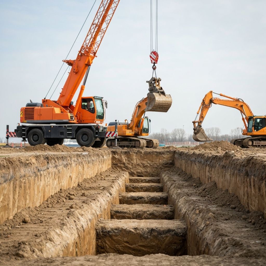 Groundworks and foundations